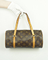 Papillon, £195, Handbags, Brown, Canvas, Back view